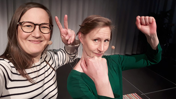 Maja Ottelin och Nina Tikkanen