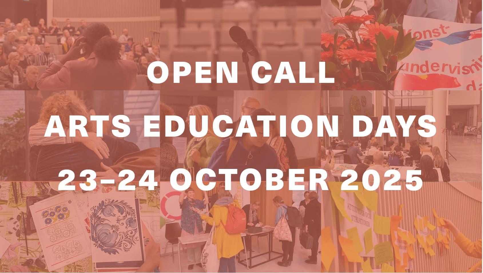 Open call Arts Education Days 23–24.10.2025